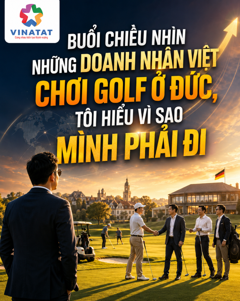 Buổi chiều nhìn những doanh nhân Việt chơi golf ở Đức, tôi hiểu vì sao mình phải đi