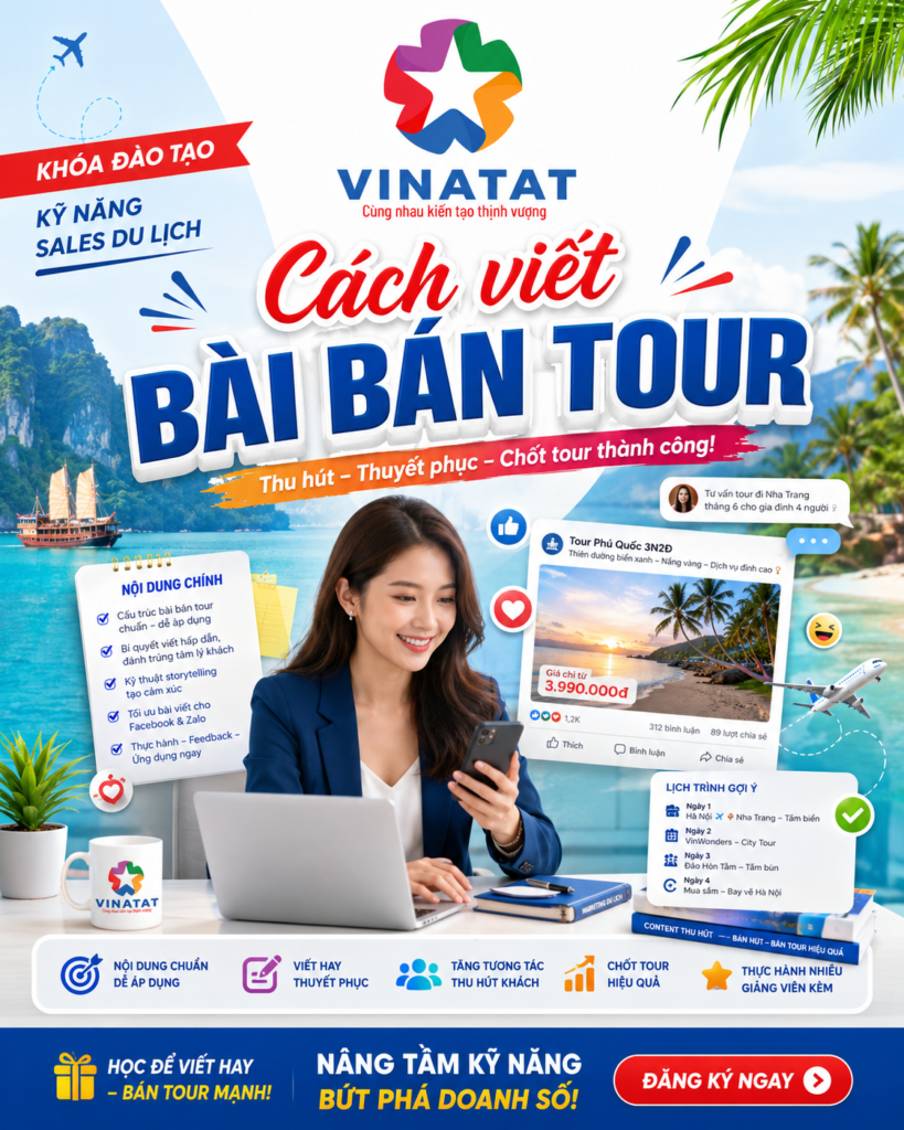 Cách viết bài bán tour: cấu trúc bài Facebook khiến người ta inbox