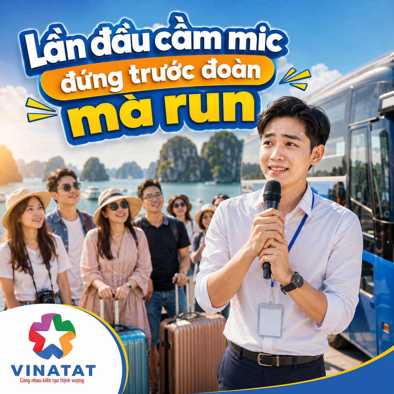 Lần đầu cầm mic đứng trước đoàn mà run: 7 ngày tập cho hết khớp
