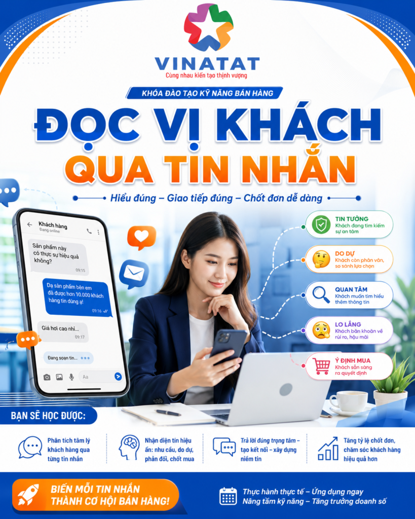 Đọc vị khách qua tin nhắn: 4 nhóm DISC và cách đổi màu để chốt