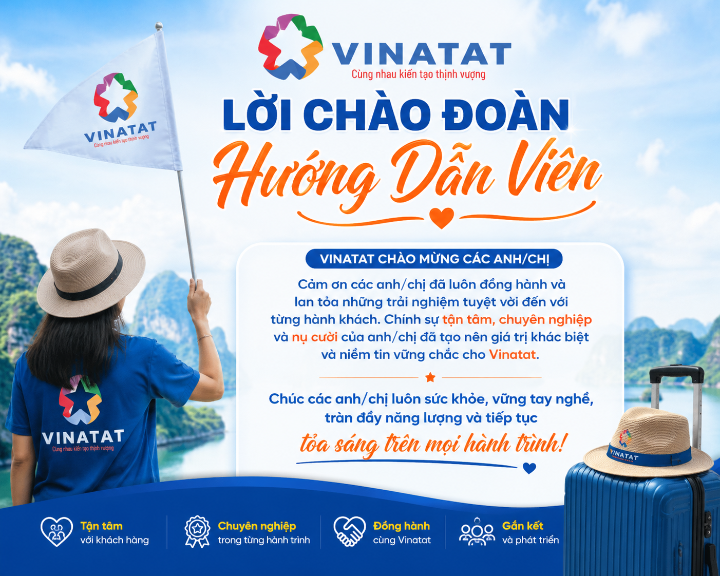 Lời chào đoàn hướng dẫn viên: kịch bản 3 phút đầu ghi điểm cho HDV mới