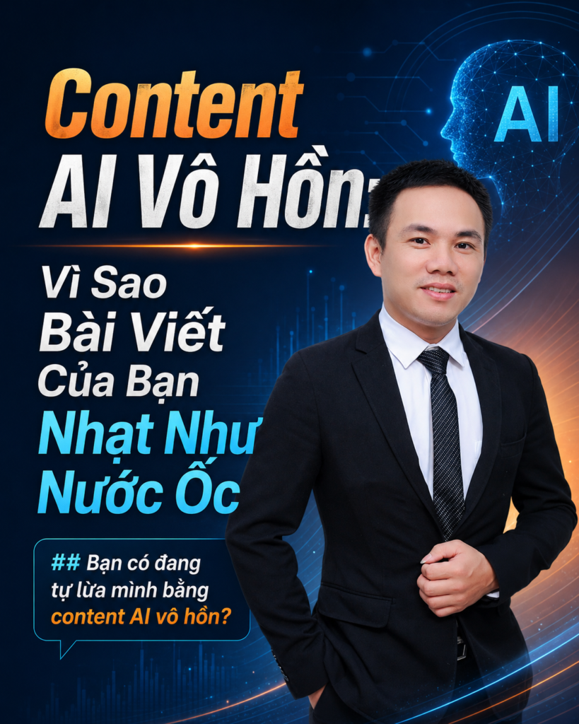 Content AI Vô Hồn: Vì Sao Bài Viết Của Bạn Nhạt Như Nước Ốc