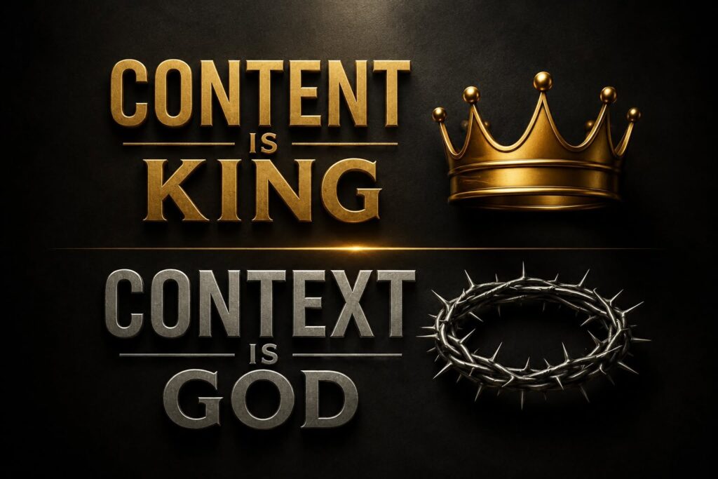 Content Is King, Context Is God: Vì Sao Bài Hay Vẫn Không Ra Khách
