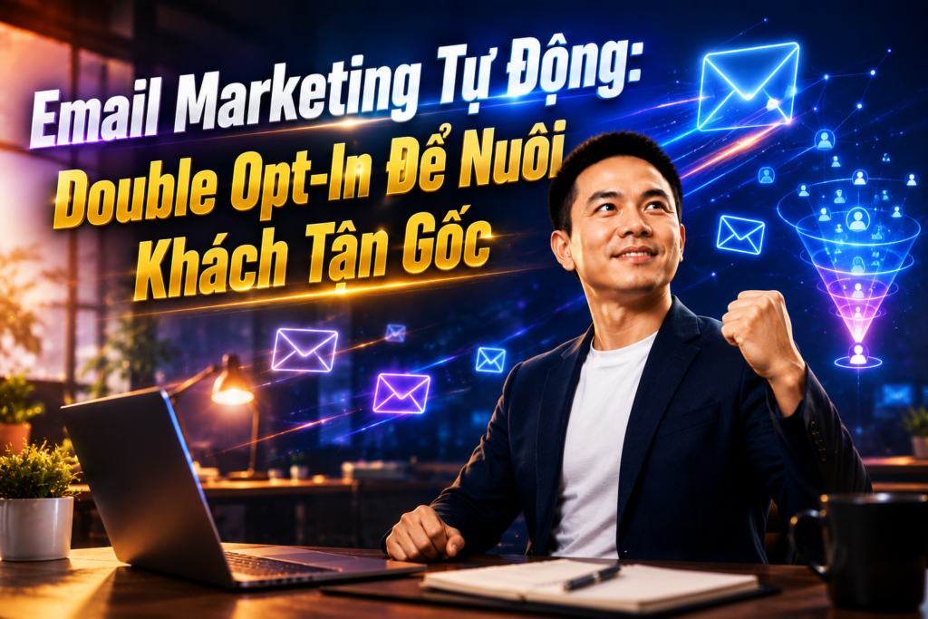 Email Marketing Tự Động: Double Opt-In Để Nuôi Khách Tận Gốc