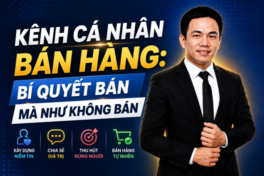 Kênh Cá Nhân Bán Hàng: Bí Quyết Bán Mà Như Không Bán
