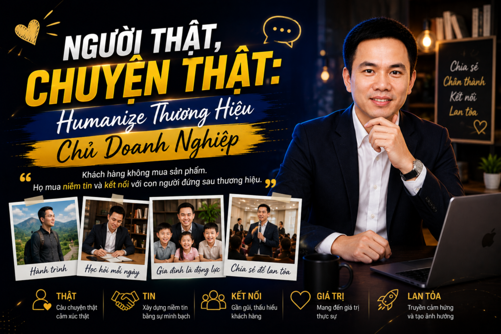 Người Thật, Chuyện Thật: Humanize Thương Hiệu Chủ Doanh Nghiệp