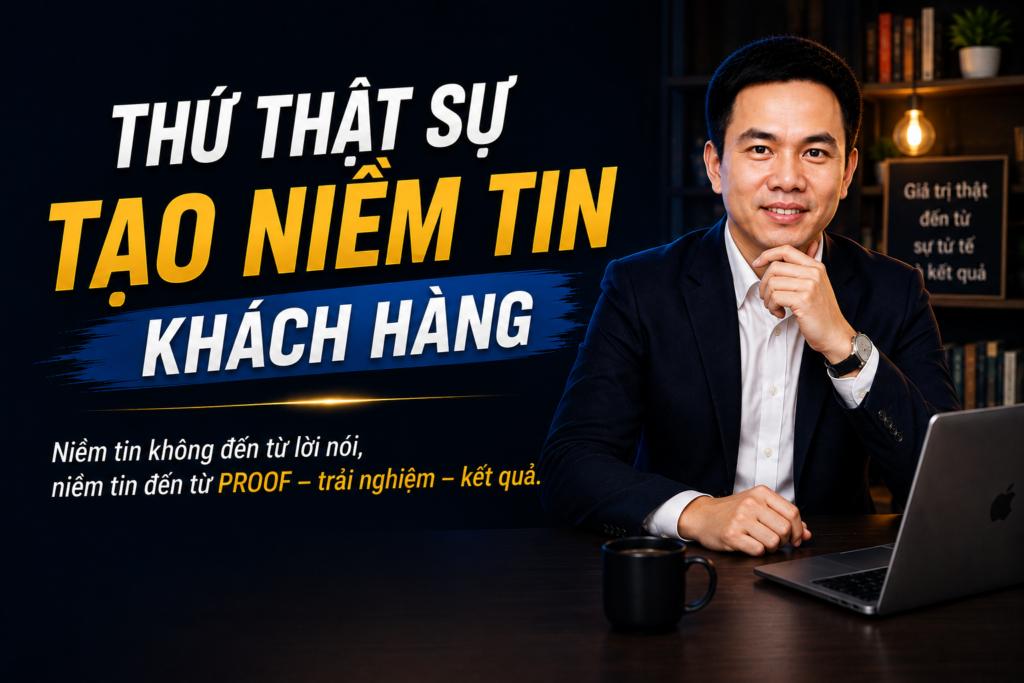 Bằng chứng gỡ nghi ngờ: Thứ thật sự tạo niềm tin khách hàng